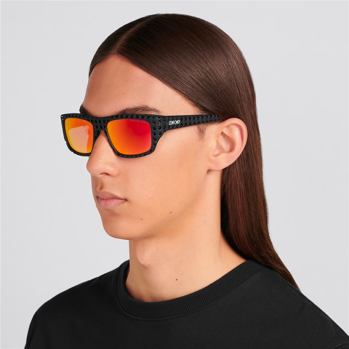 Dior Dior3D S1I 11J7 Kare Siyah Erkek Güneş Gözlüğü