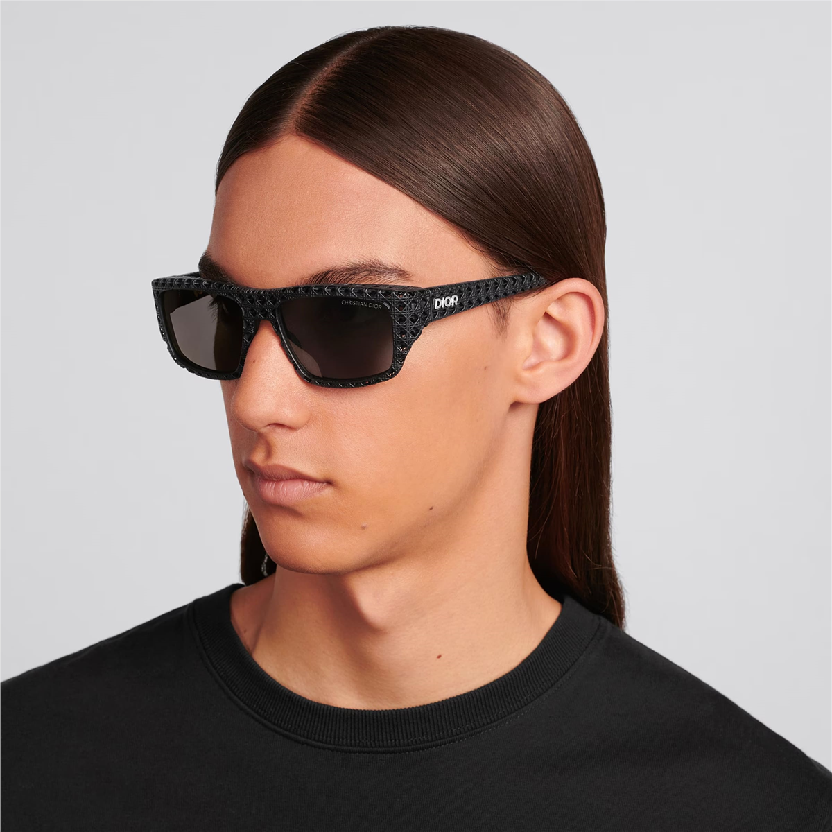 Dior Dior3D S1I 11P0 Kare Siyah Erkek Güneş Gözlüğü