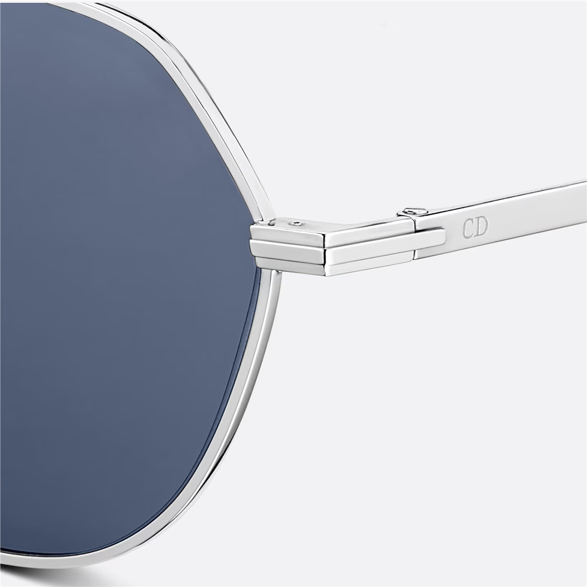 Dior DiorBlacksuit R6U F0B0 Oval Silver Erkek Güneş Gözlüğü