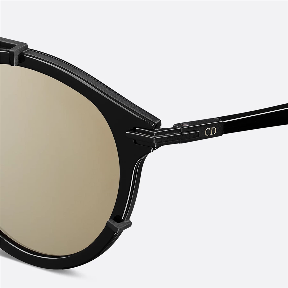 Dior DiorBlacksuit R7U 10A5 Yuvarlak Siyah Erkek Güneş Gözlüğü