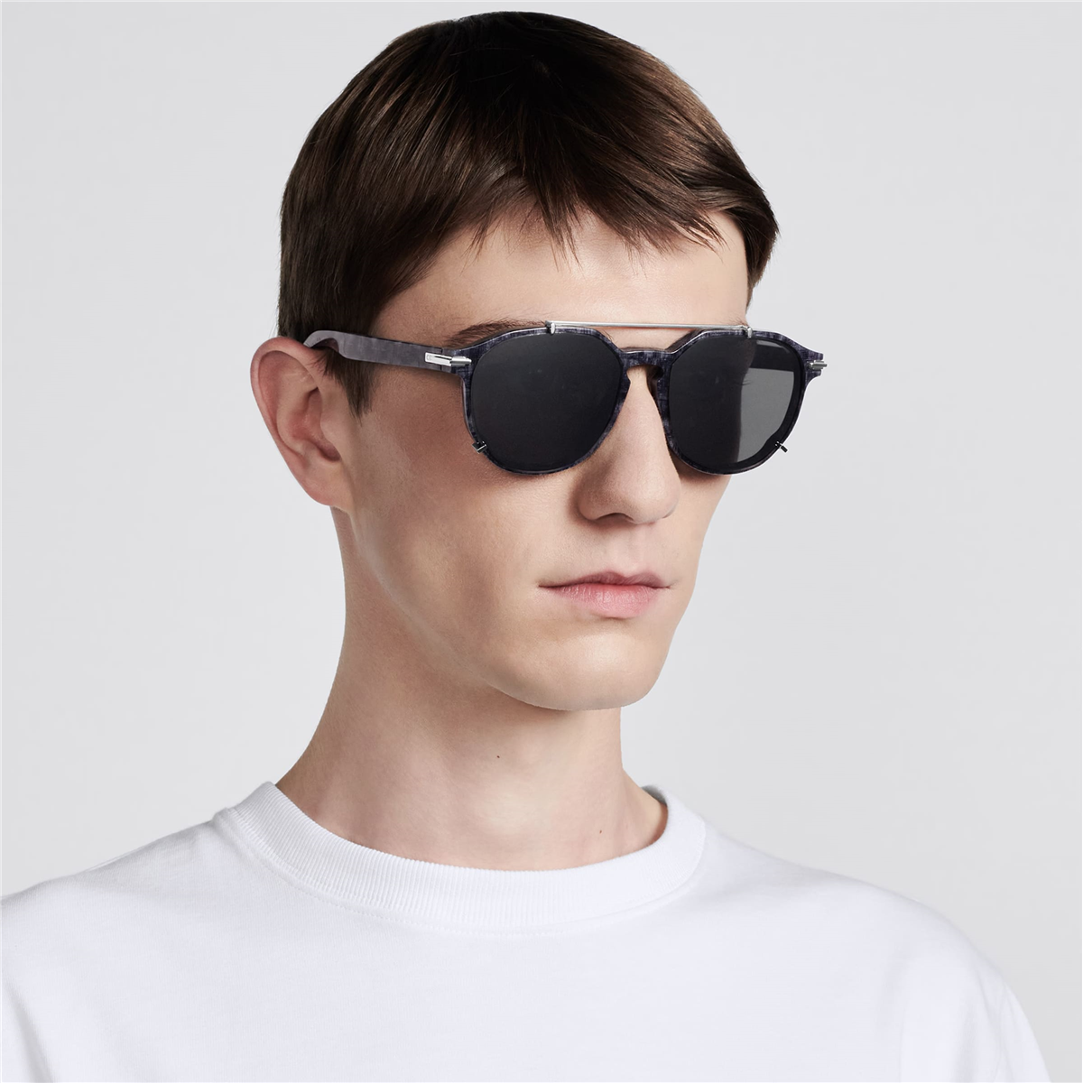Dior DiorBlacksuit RI 30A4 Oval Havana Erkek Güneş Gözlüğü