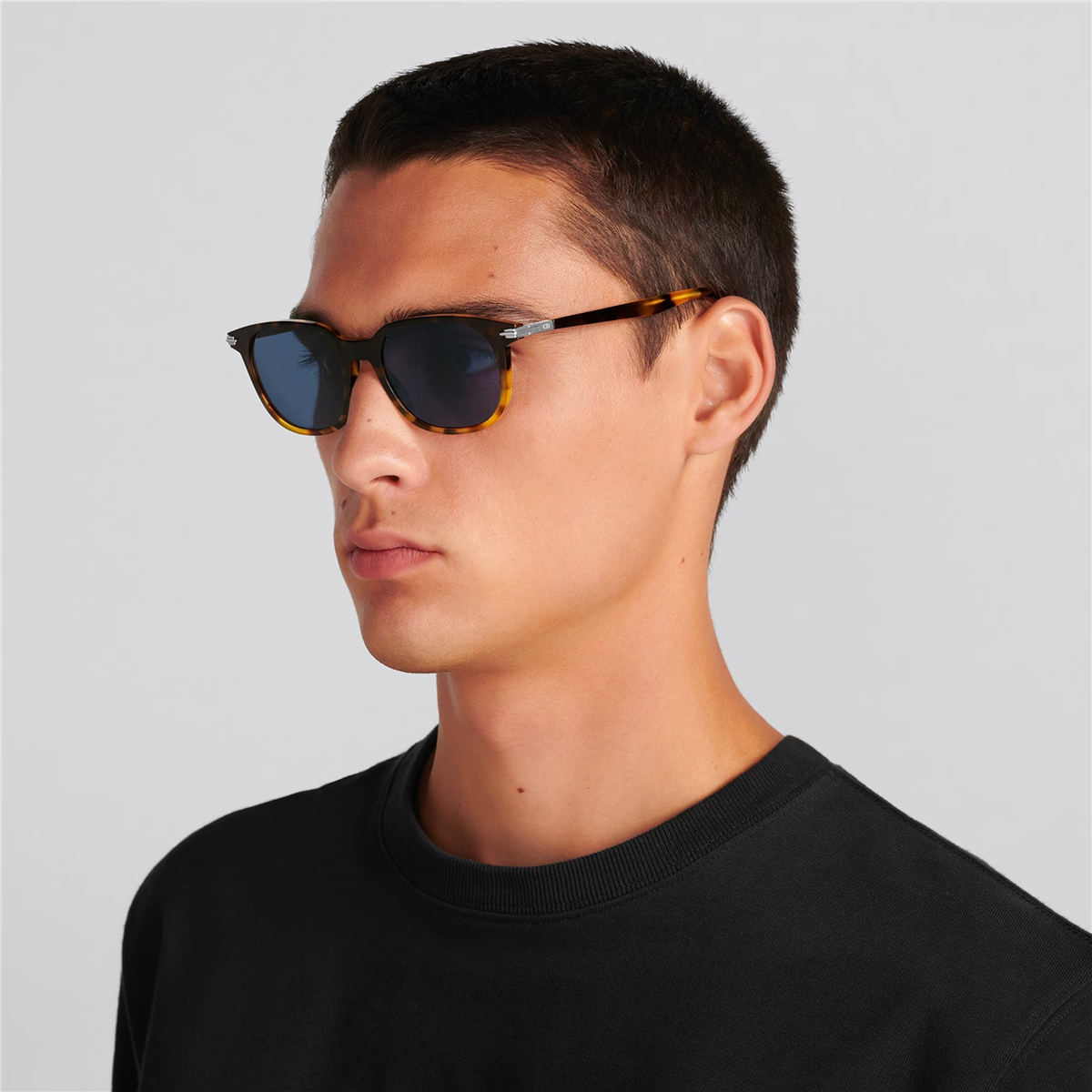 Dior DiorBlacksuit S12I 18B0 Kare Havana Erkek Güneş Gözlüğü
