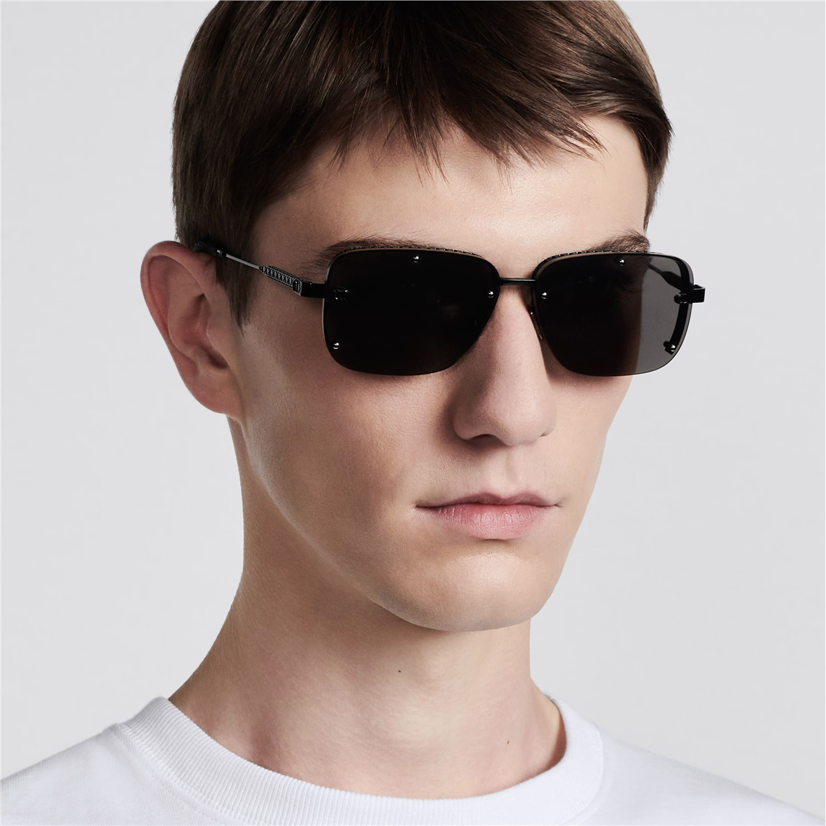 Dior NeoDior S4U I0A0 Dikdörtgen Siyah Erkek Güneş Gözlüğü