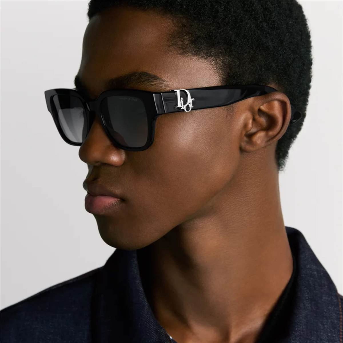 Dior Oblique S1I 10A1 Kare Siyah Erkek Güneş Gözlüğü