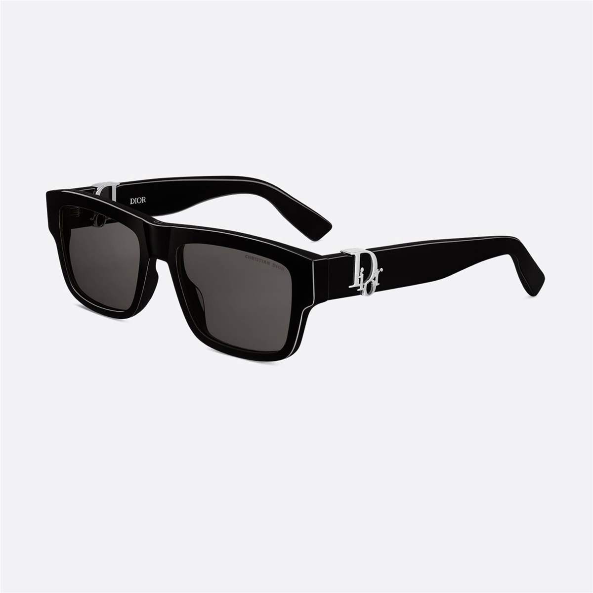 Dior Oblique S3I 10A0 Dikdörtgen Siyah Erkek Güneş Gözlüğü