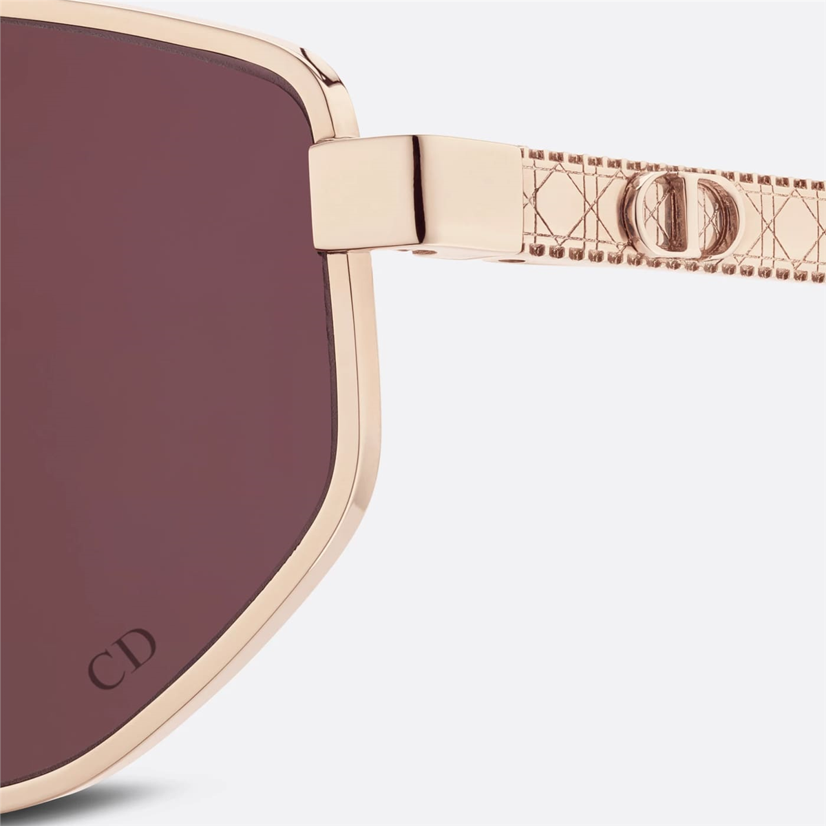 DIORCANNAGE B1U D0D0 Geometrik Rose Gold Kadın Güneş Gözlüğü | Brandeyes