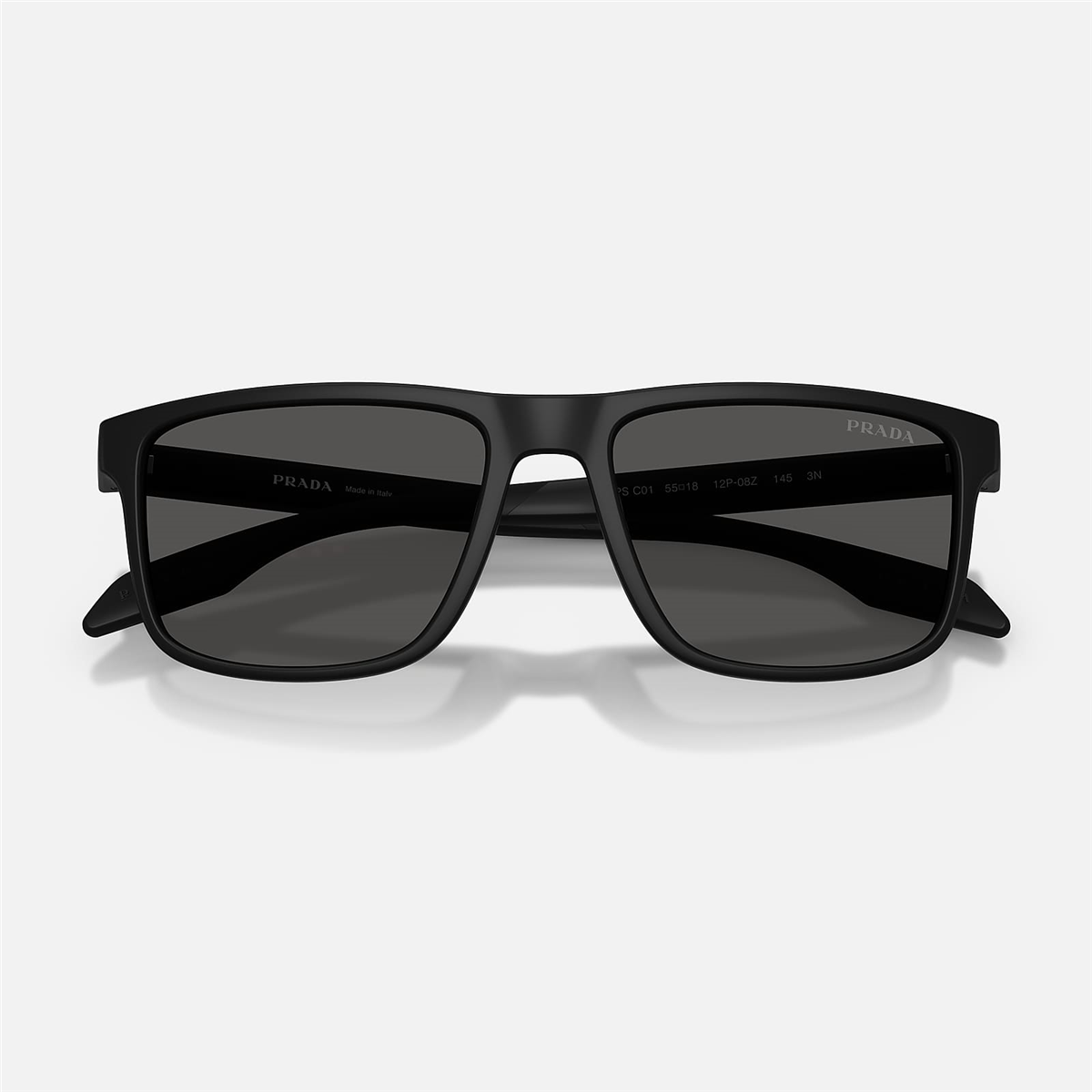 Prada Linea Rossa PS C01S 12P08Z 55 - Siyah Unisex Güneş Gözlüğü