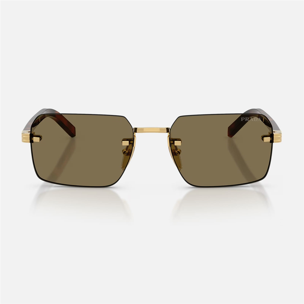 Prada PR D55S 5AK90F 55 - Altın Unisex Güneş Gözlüğü