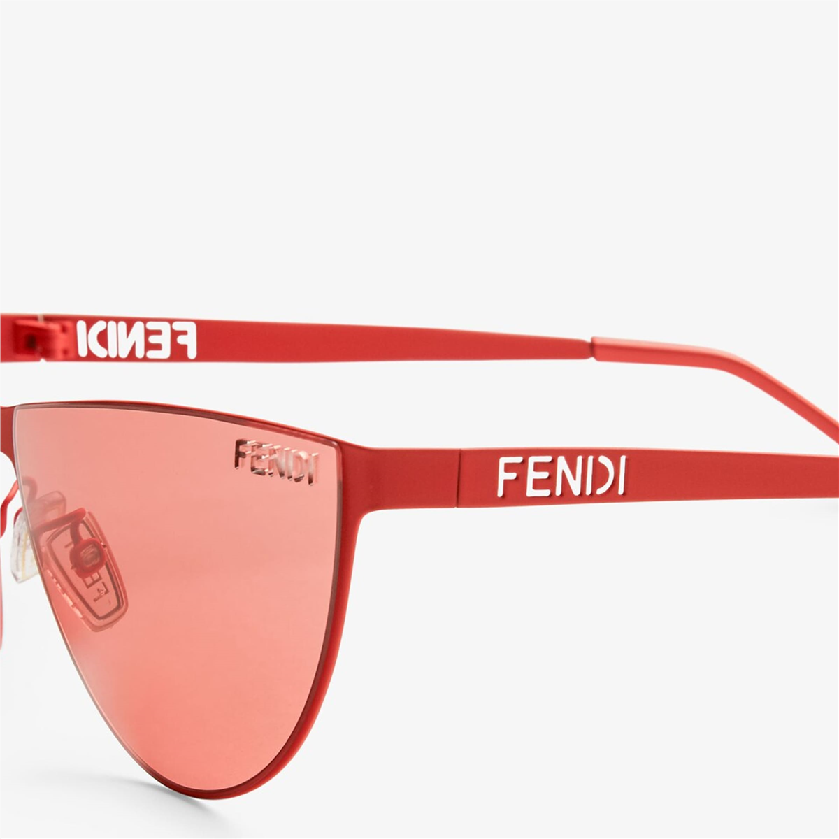 FENDI Cut Out Cat Eye Kırmızı Kadın Güneş Gözlüğü