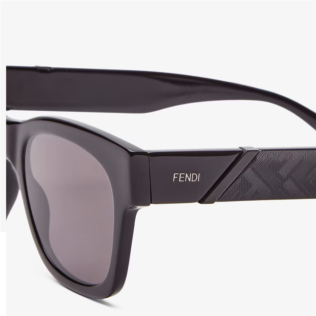 FENDI Diagonal Kare Siyah Erkek Güneş Gözlüğü
