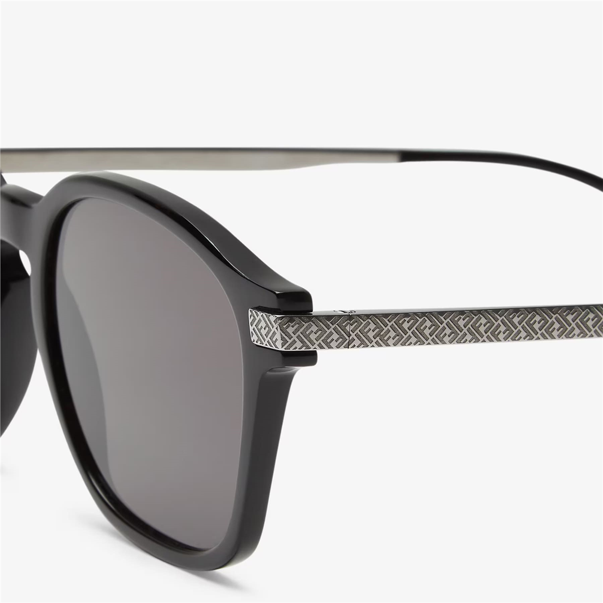 FENDI Essential Kare Siyah Erkek Güneş Gözlüğü