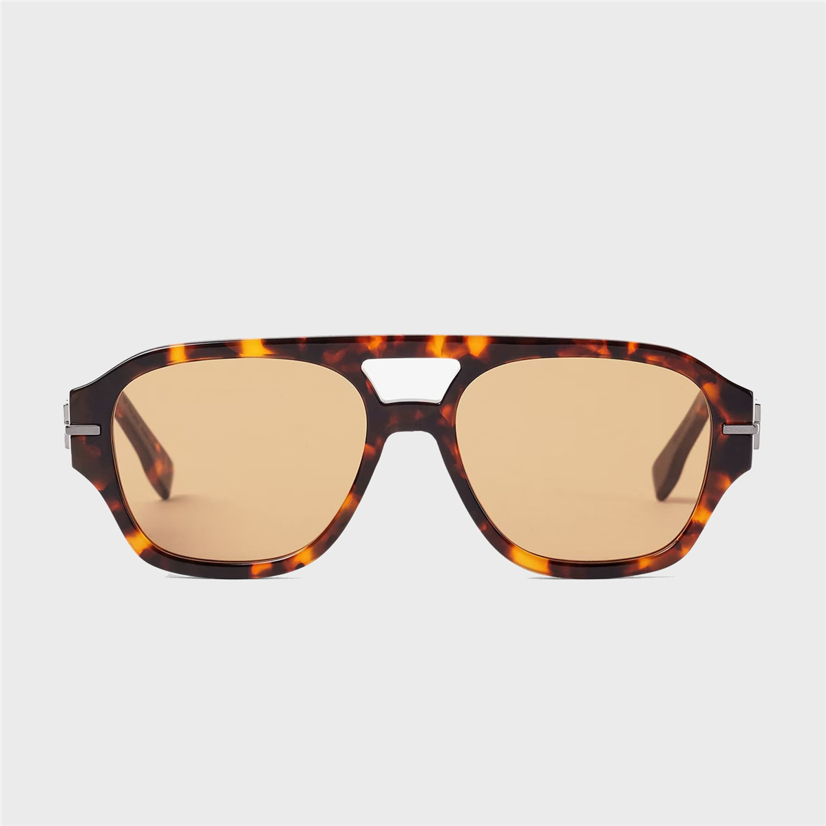 FENDI FENDIgraphy Kare Havana Erkek Güneş Gözlüğü