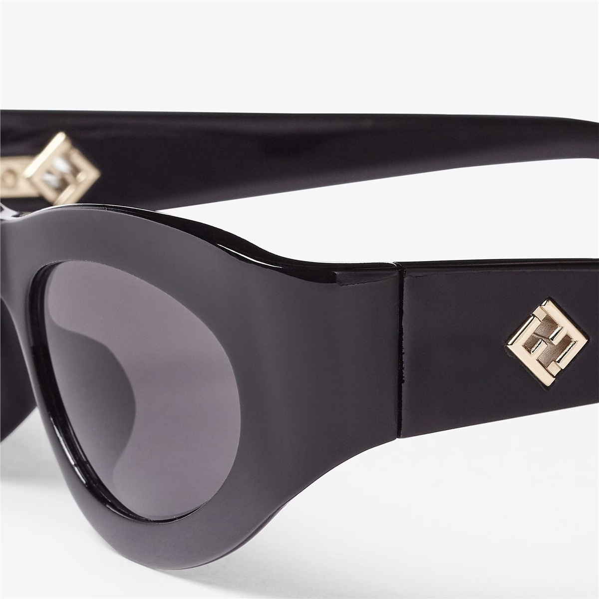 FENDI FF Diamonds Cat Eye Siyah Kadın Güneş Gözlüğü