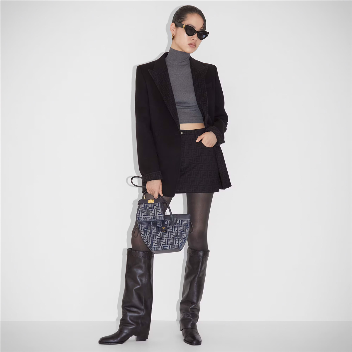 Fendi FF Diamonds FE 40146I 01V