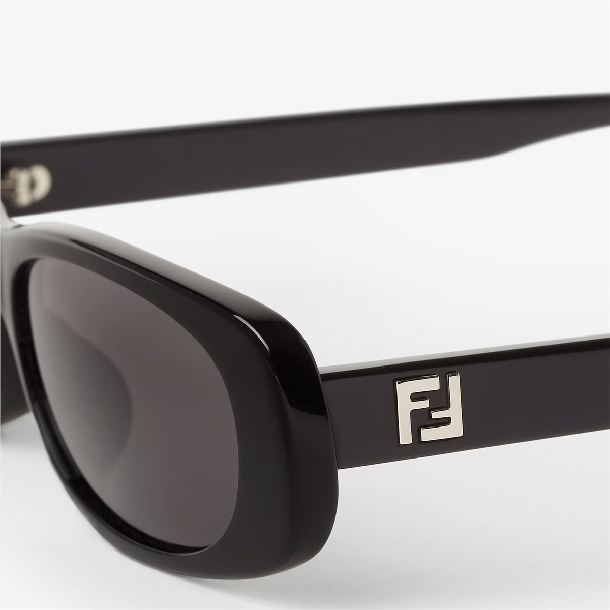 FENDI FF Squared Dikdörtgen Siyah Erkek Güneş Gözlüğü