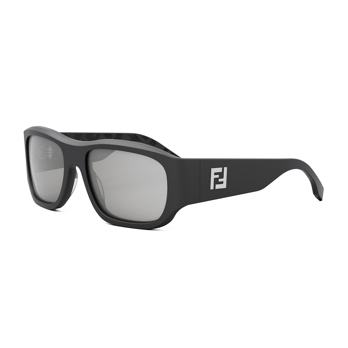 FENDI FF Squared Geometrik Siyah Erkek Güneş Gözlüğü