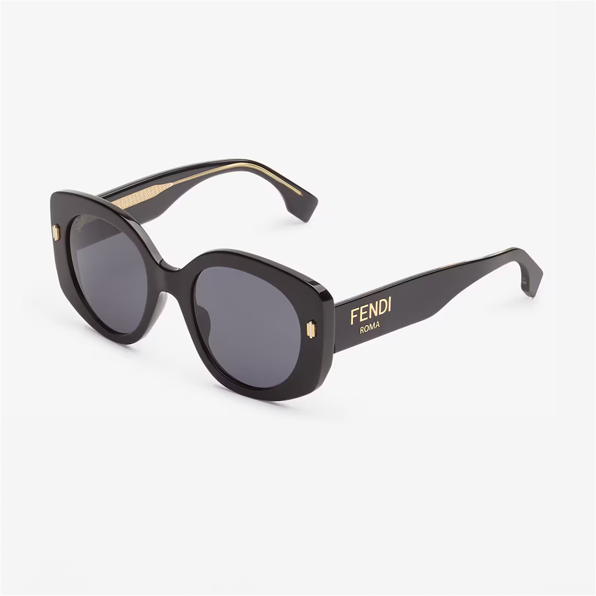 FENDI Roma Oval Siyah Kadın Güneş Gözlüğü
