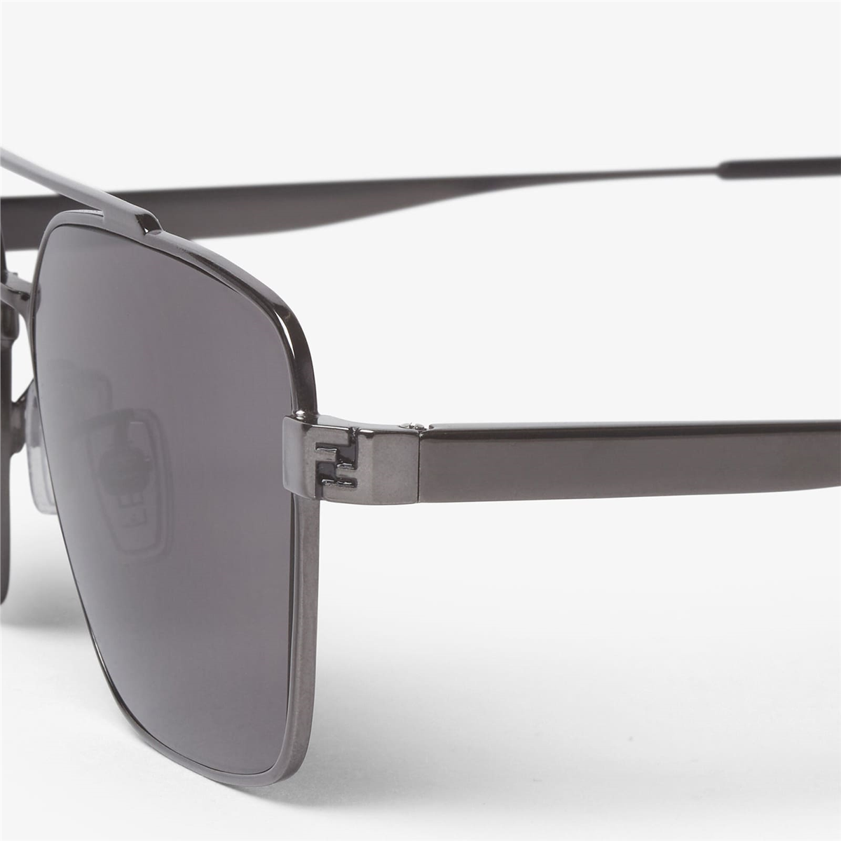 Fendi Sky FE 40211U 12A Metalik Kare Erkek Güneş Gözlüğü | Brandeyes Optik