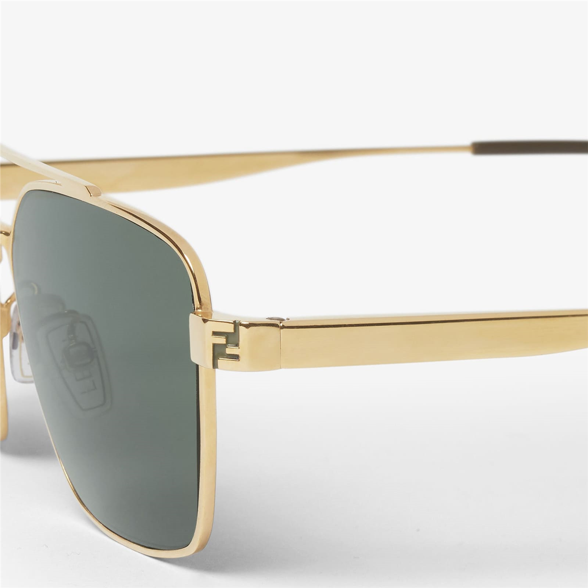 Fendi Sky FE 40211U 32N Gold Kare Erkek Güneş Gözlüğü | Brandeyes Optik