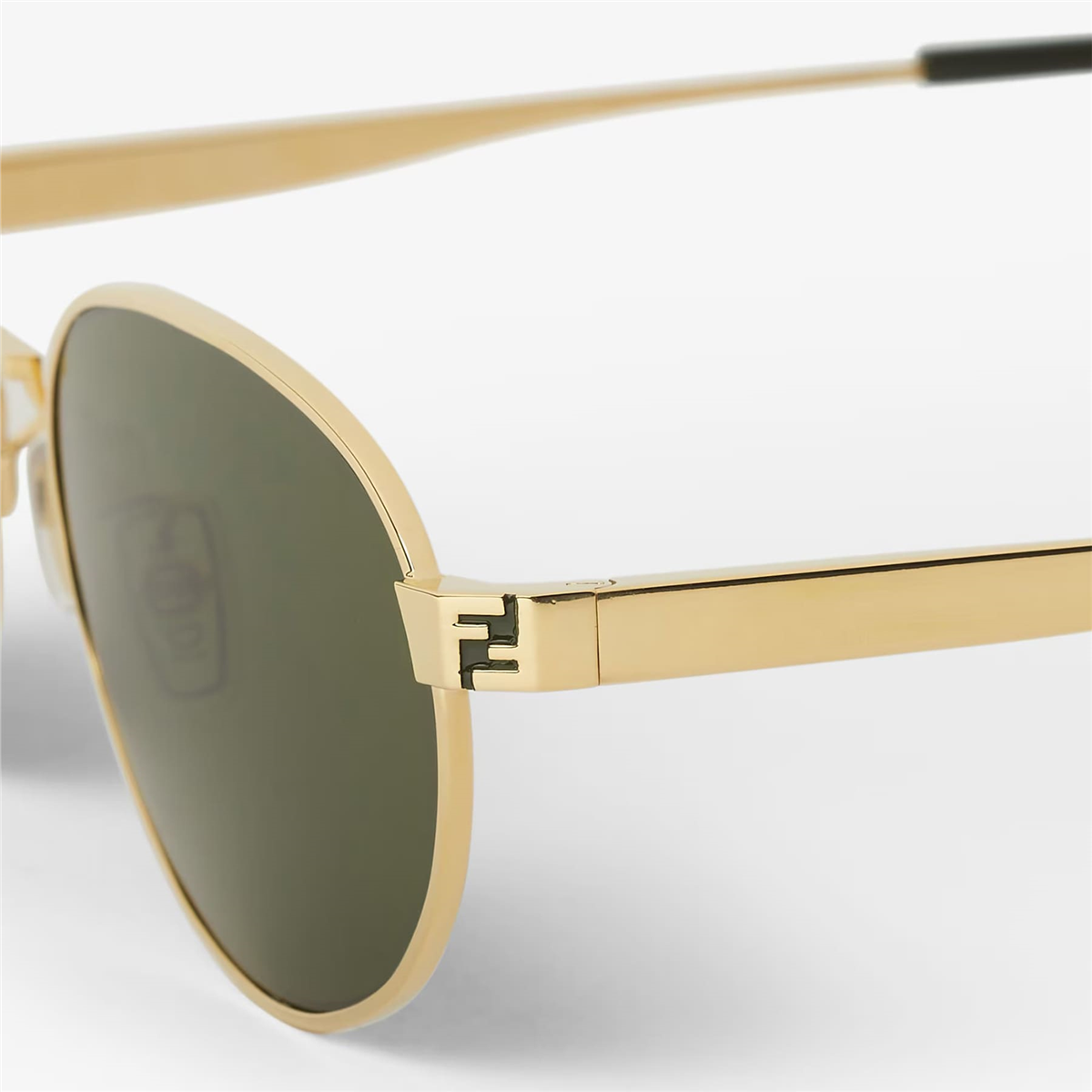 FENDI Sky Oval Gold Erkek Güneş Gözlüğü
