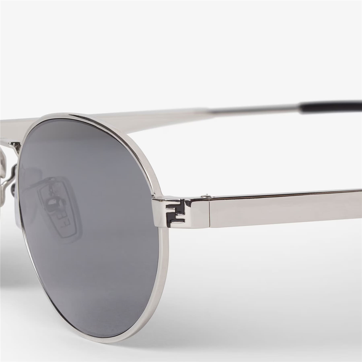 FENDI Sky Oval Silver Erkek Güneş Gözlüğü
