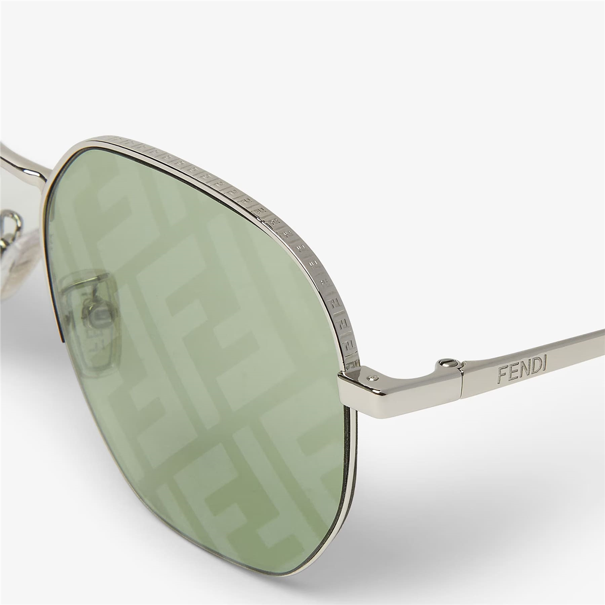 FENDI Travel Geometrik Silver Erkek Güneş Gözlüğü
