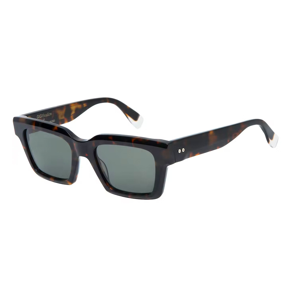 Gigi Studios Caravaggio Kare Havana Unisex Güneş Gözlüğü | Brandeyes