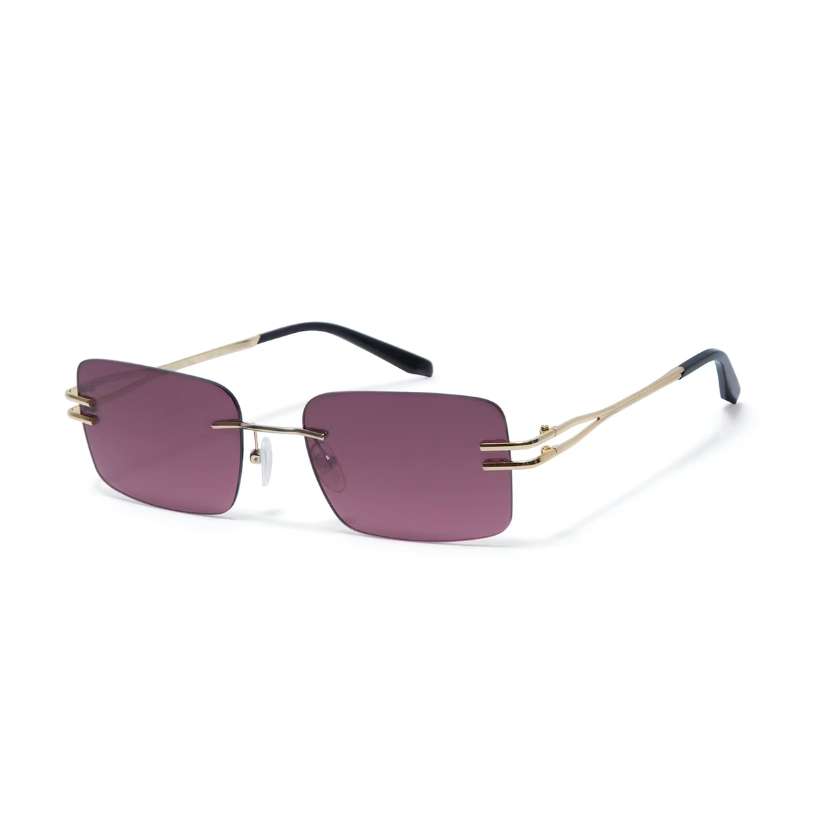 Gigi Studios Ginger Dikdörtgen Gold Unisex Güneş Gözlüğü | Brandeyes