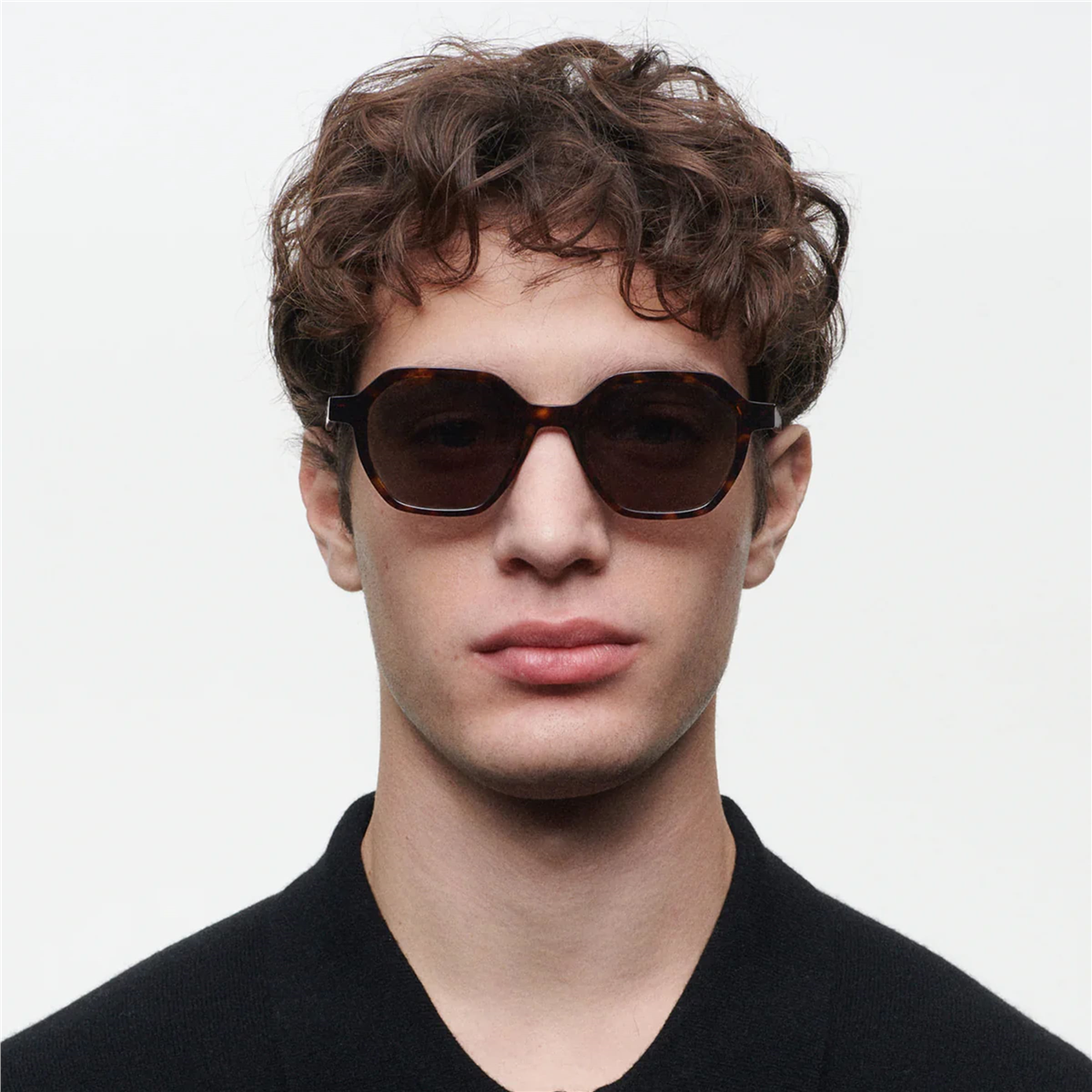 Gigi Studios Narai Geometrik Havana Unisex Güneş Gözlüğü | Brandeyes