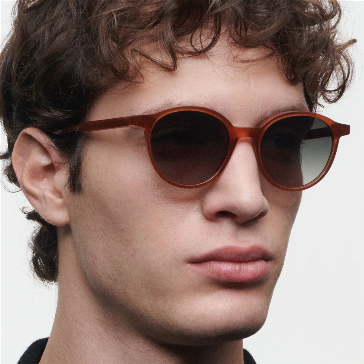 Gigi Studios Ohara Oval Turuncu Unisex Güneş Gözlüğü | Brandeyes