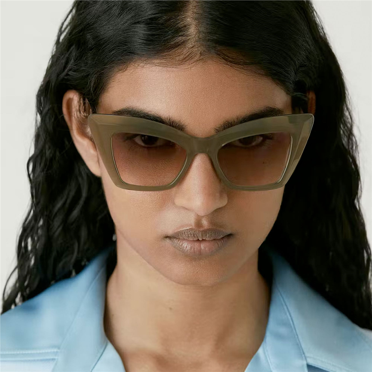 Gigi Studios Vanguard Rosalie Cat Eye Yeşil Kadın Güneş Gözlüğü | Brandeyes