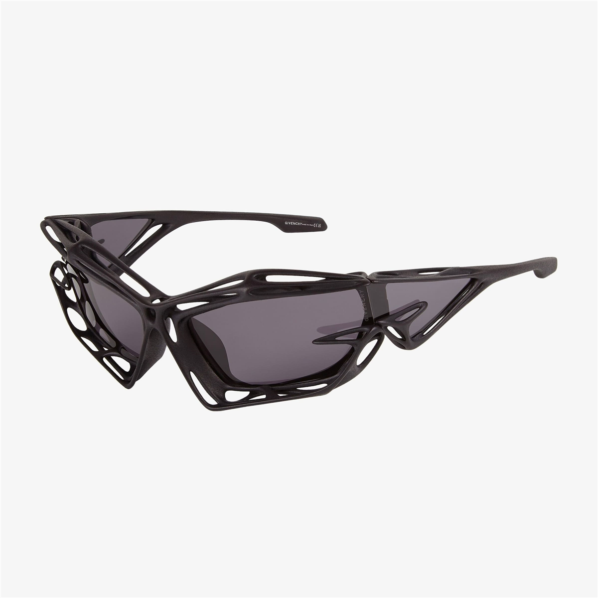 Givenchy Giv Cut Cage Geometrik Siyah Unisex Güneş Gözlüğü | Brandeyes