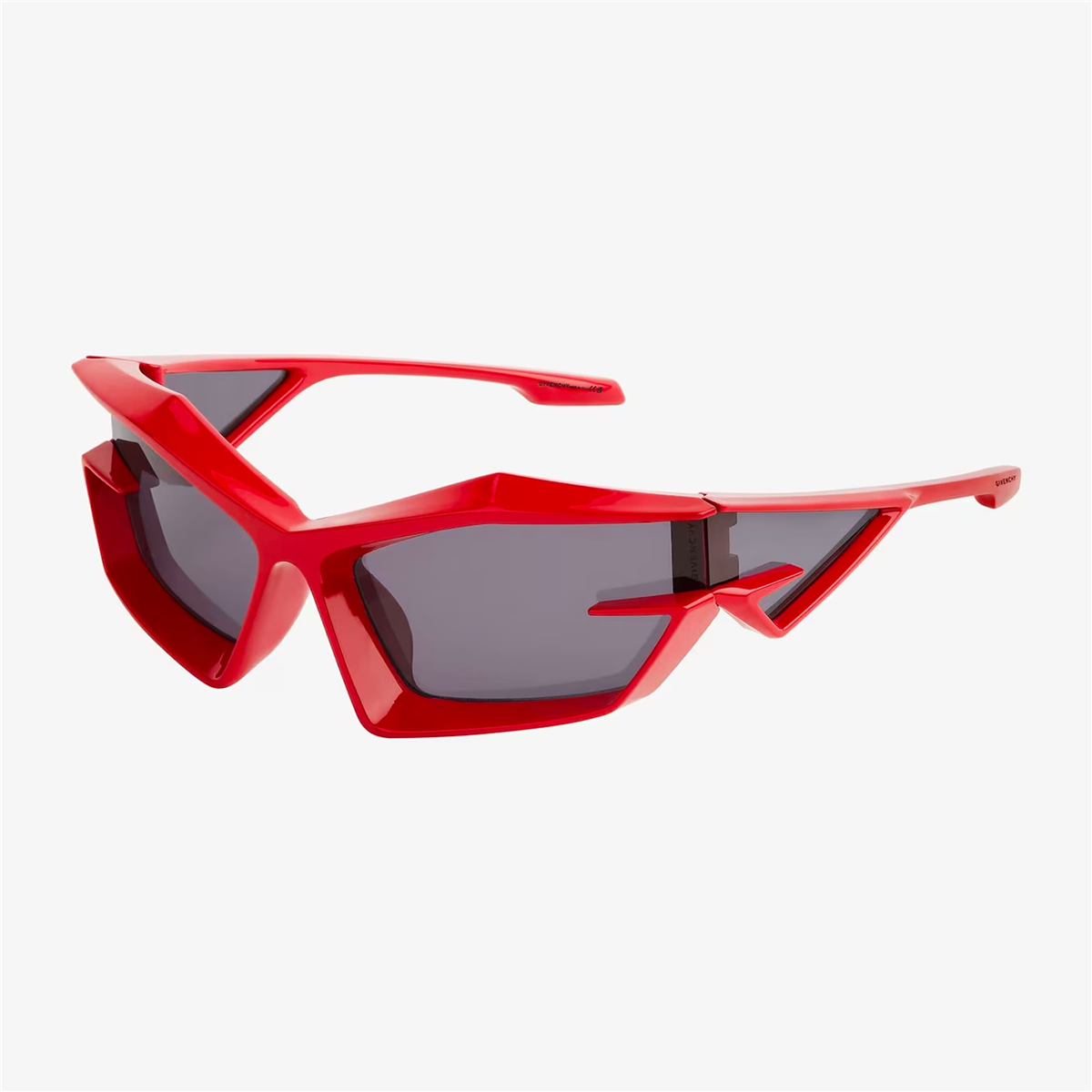 Givenchy Giv Cut Geometrik Kırmızı Unisex Güneş Gözlüğü | Brandeyes
