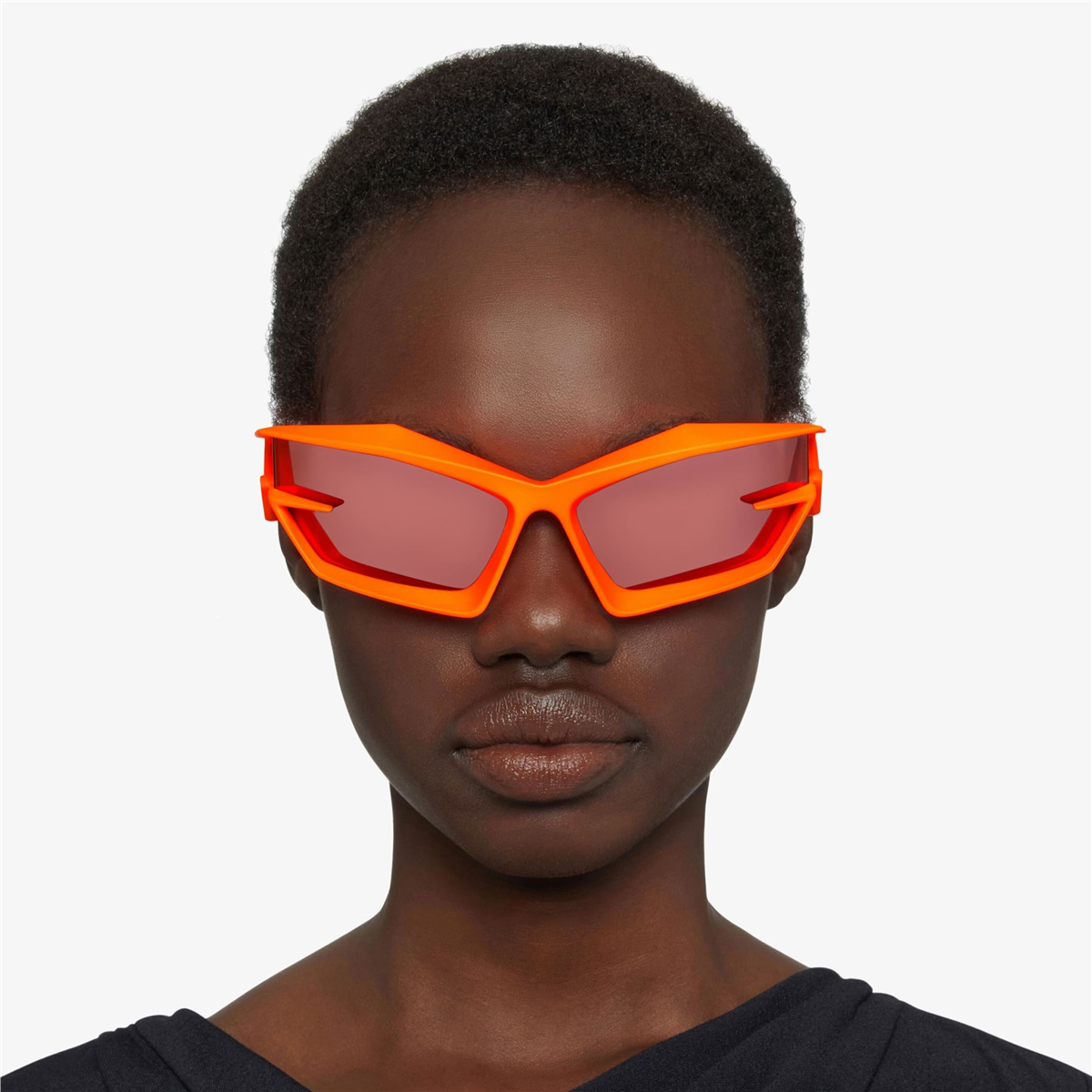 Givenchy Giv Cut Geometrik Turuncu Unisex Güneş Gözlüğü | Brandeyes