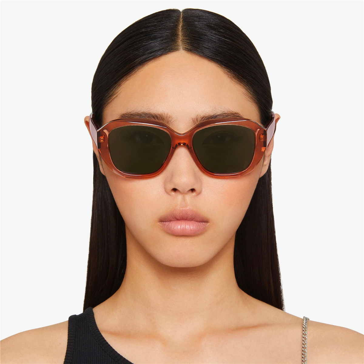 Givenchy Gv Day Geometrik Şeffaf Kadın Güneş Gözlüğü | Brandeyes