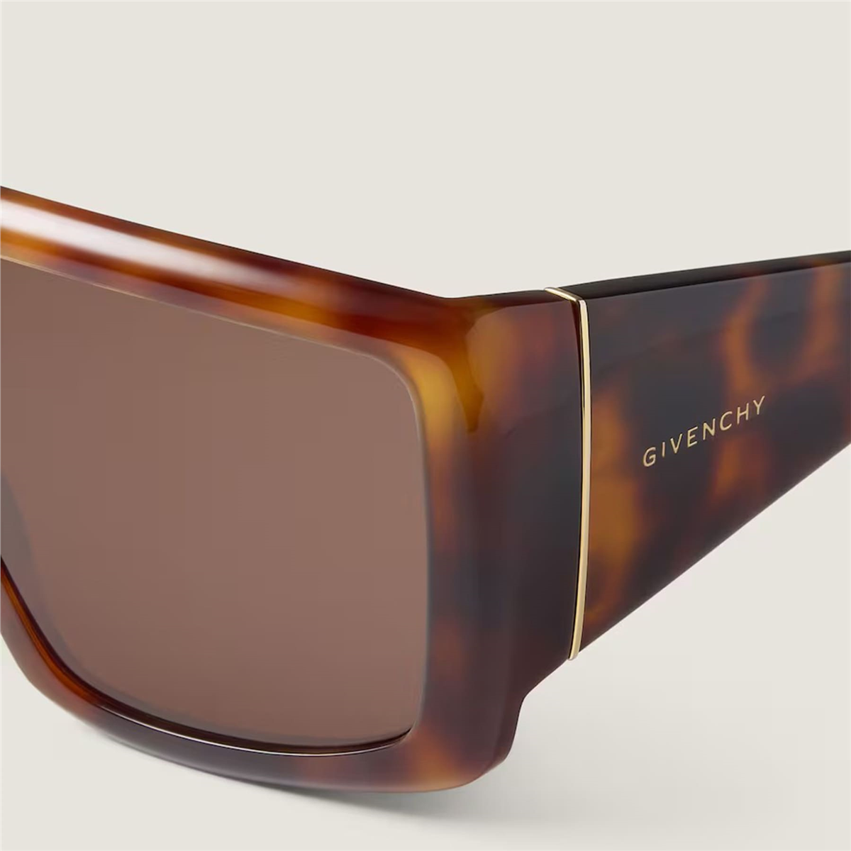 Givenchy Square Maske Havana Kadın Güneş Gözlüğü | Brandeyes