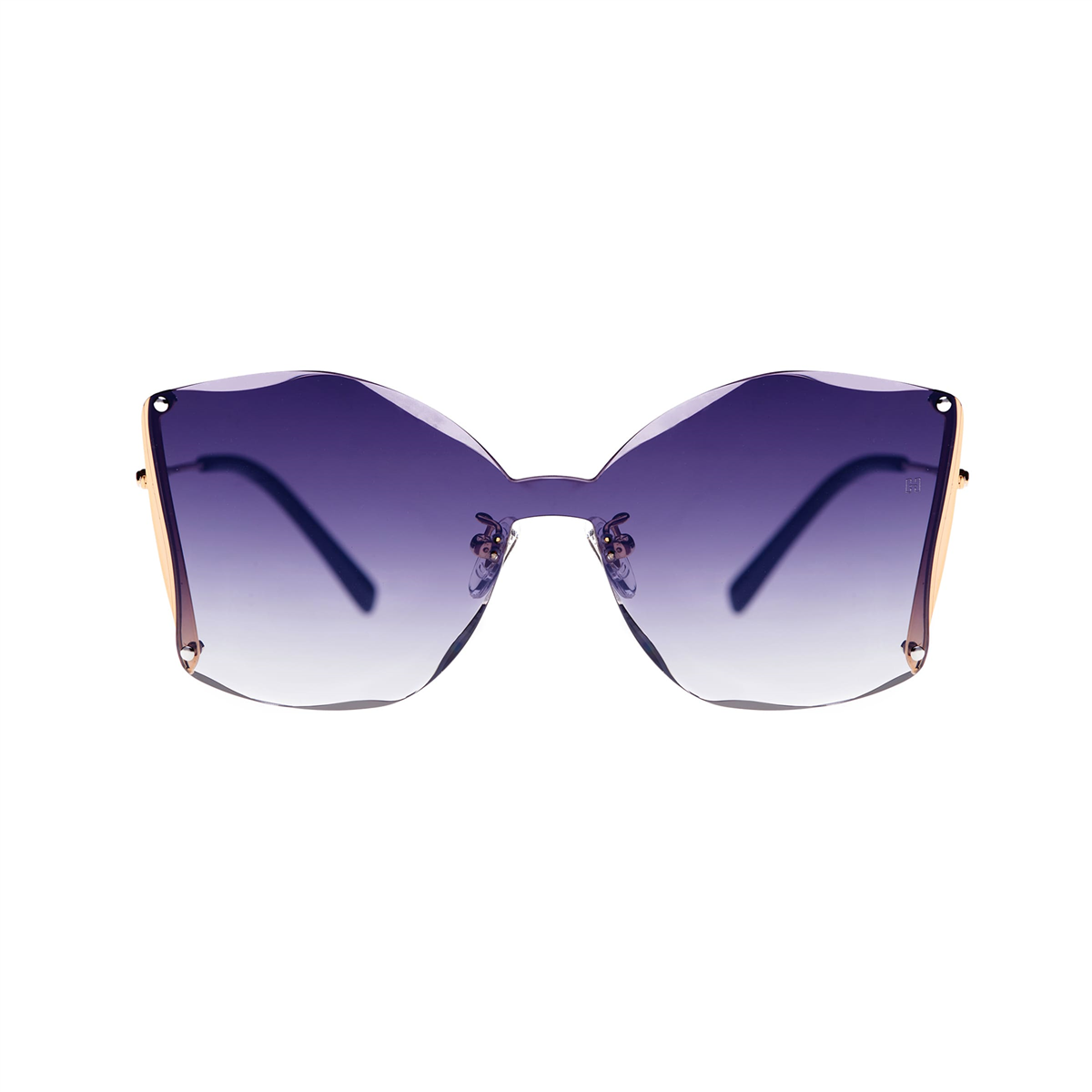 Hermossa HM 1445 C1 Gold Geometrik Kadın Güneş Gözlüğü | Brandeyes