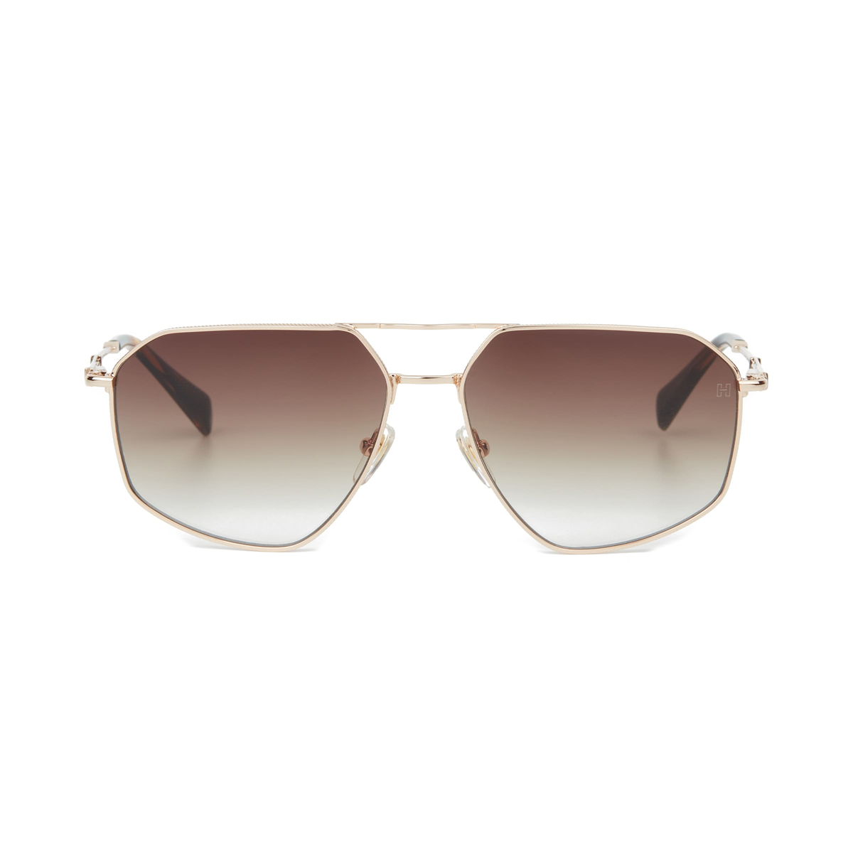 Hermossa HM 1631 C2 Gold Geometrik Erkek Güneş Gözlüğü | Brandeyes