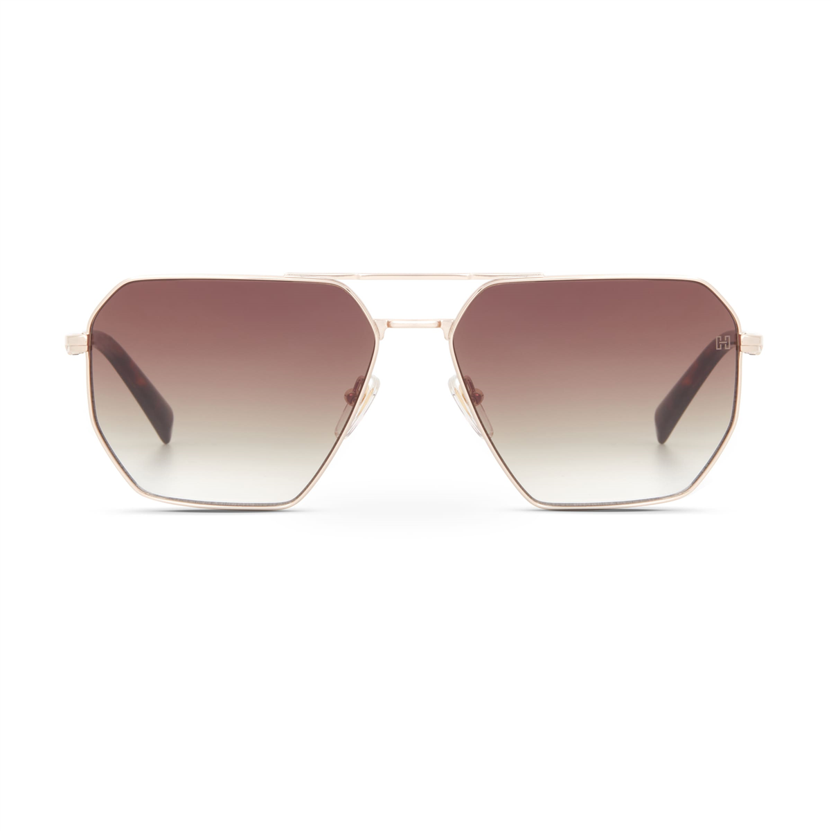 Hermossa HM 1674 C2 Gold Geometrik Erkek Güneş Gözlüğü | Brandeyes