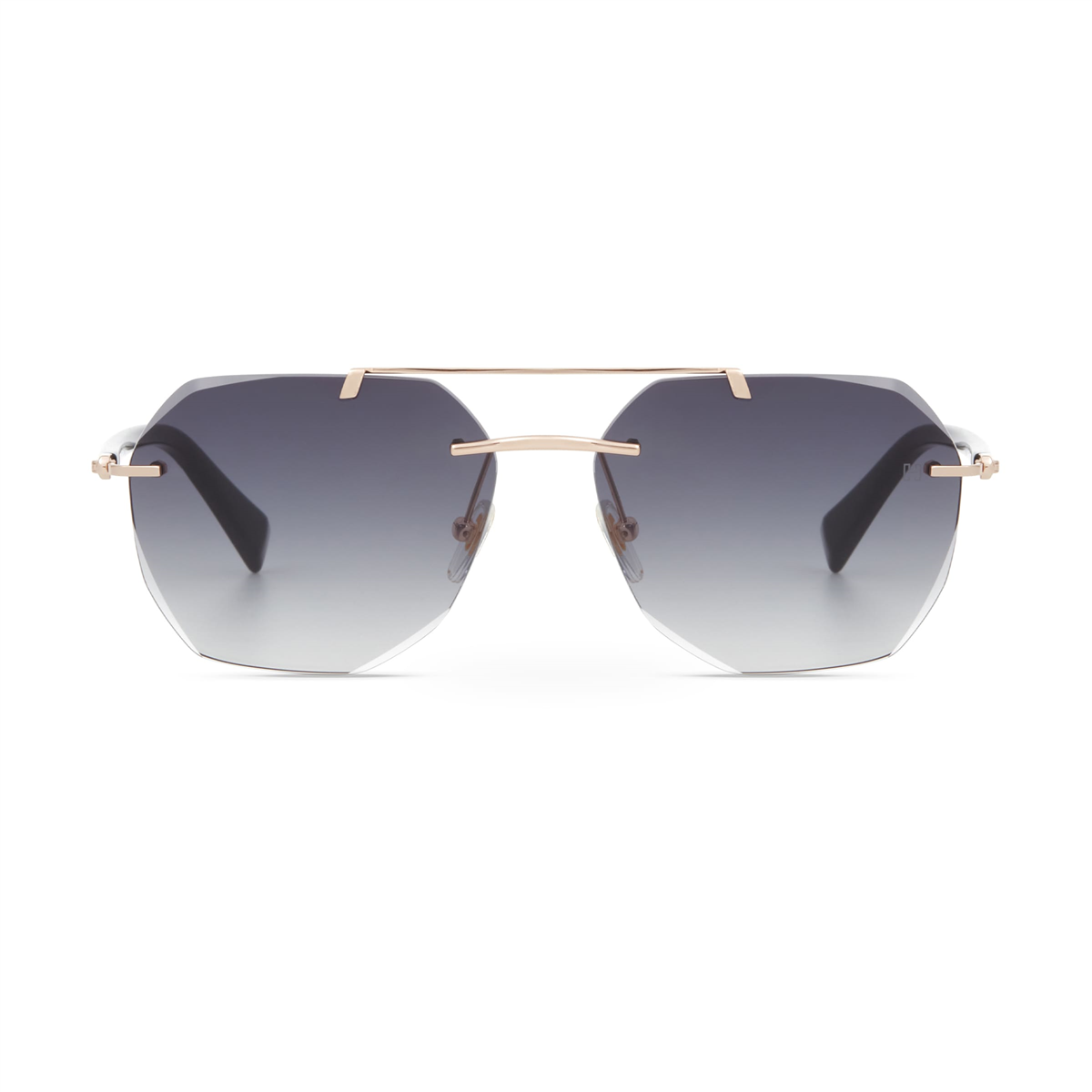 Hermossa HM 1693 C4 Gold Geometrik Erkek Güneş Gözlüğü | Brandeyes