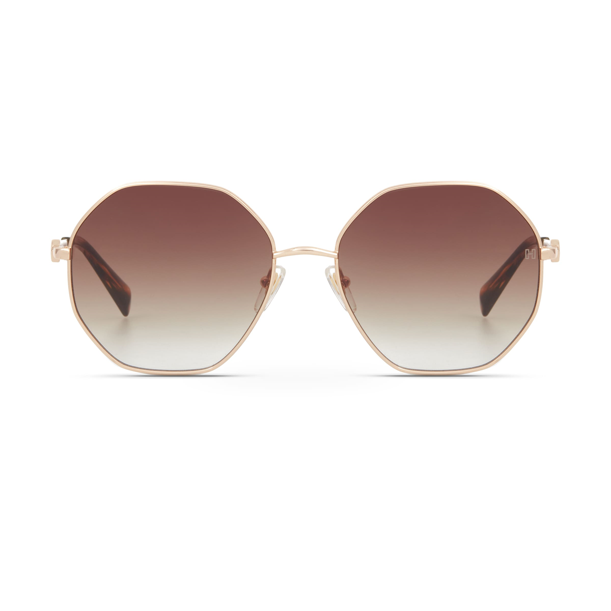 Hermossa HM 1702 C2 Gold Geometrik Kadın Güneş Gözlüğü | Brandeyes