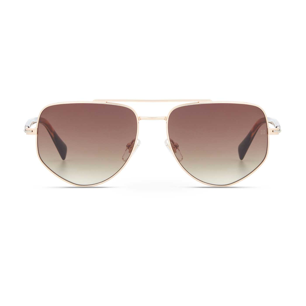 Hermossa Trevor HM 1729 C2 Gold Geometrik Erkek Güneş Gözlüğü | Brandeyes