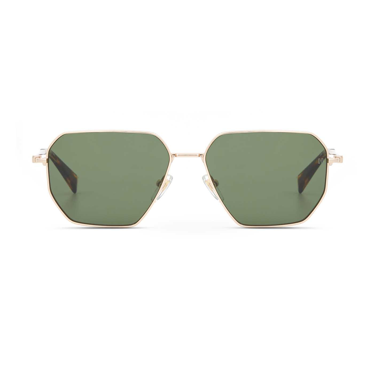 Hermossa Trey HM 1730 C2 Gold Geometrik Erkek Güneş Gözlüğü | Brandeyes