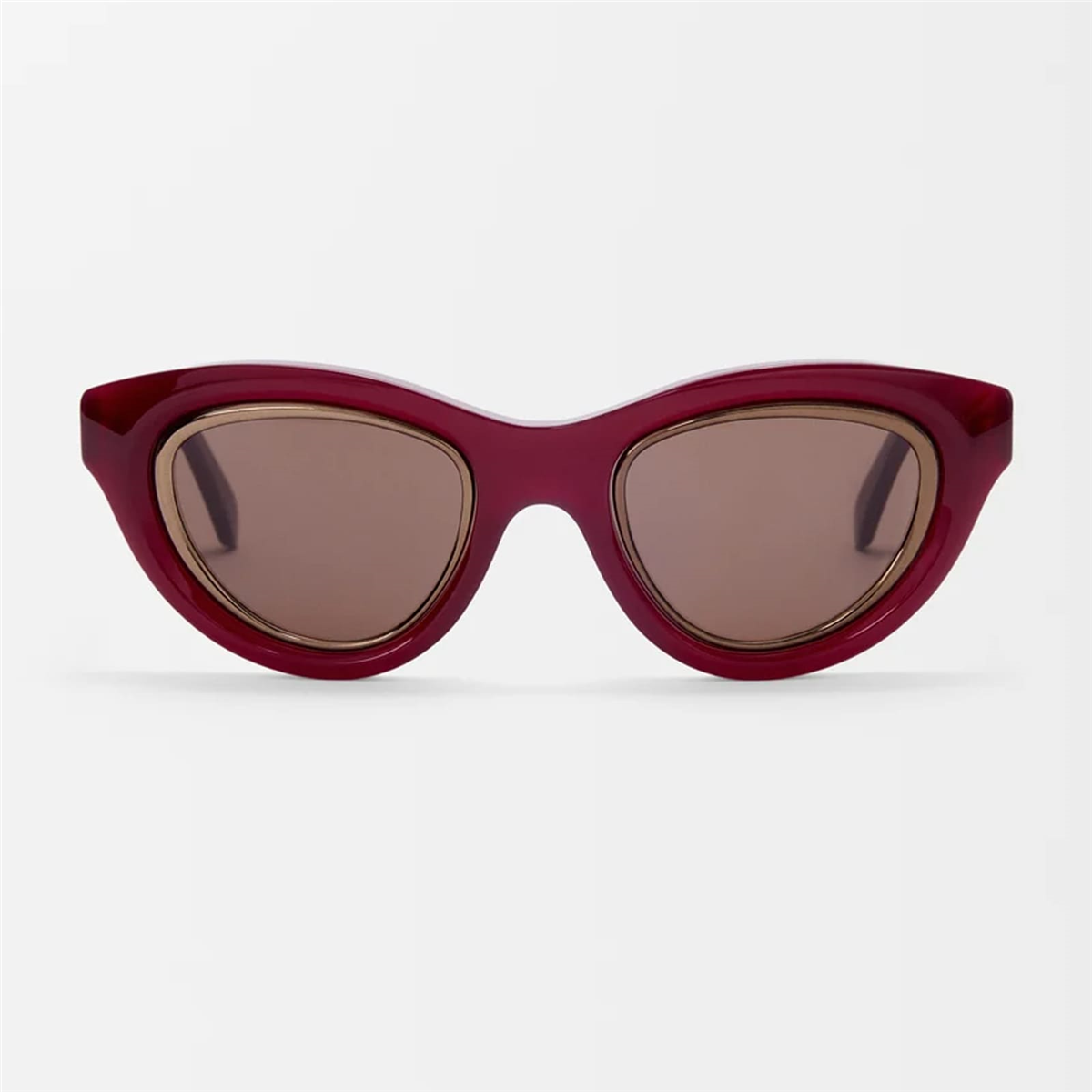 Loewe Mini Anagram Cateye LW 40182U 66E Kadın Güneş Gözlüğü