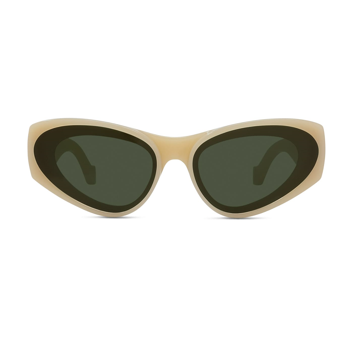 Loewe Mini Oval Slim Cat Eye Bej Kadın Güneş Gözlüğü | Brandeyes