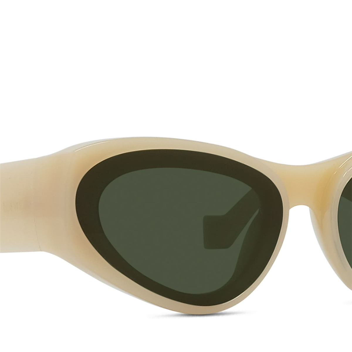 Loewe Mini Oval Slim Cat Eye Bej Kadın Güneş Gözlüğü | Brandeyes