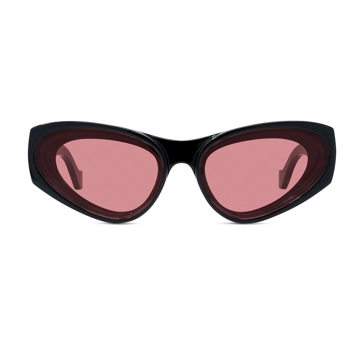 Loewe Mini Oval Slim Cat Eye Siyah Kadın Güneş Gözlüğü | Brandeyes