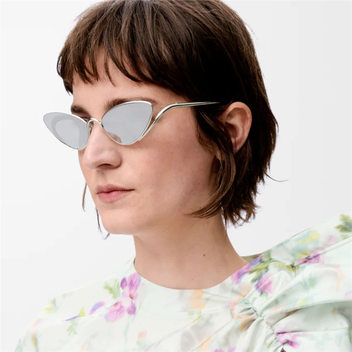 Loewe Signature Cat Eye Silver Kadın Güneş Gözlüğü | Brandeyes