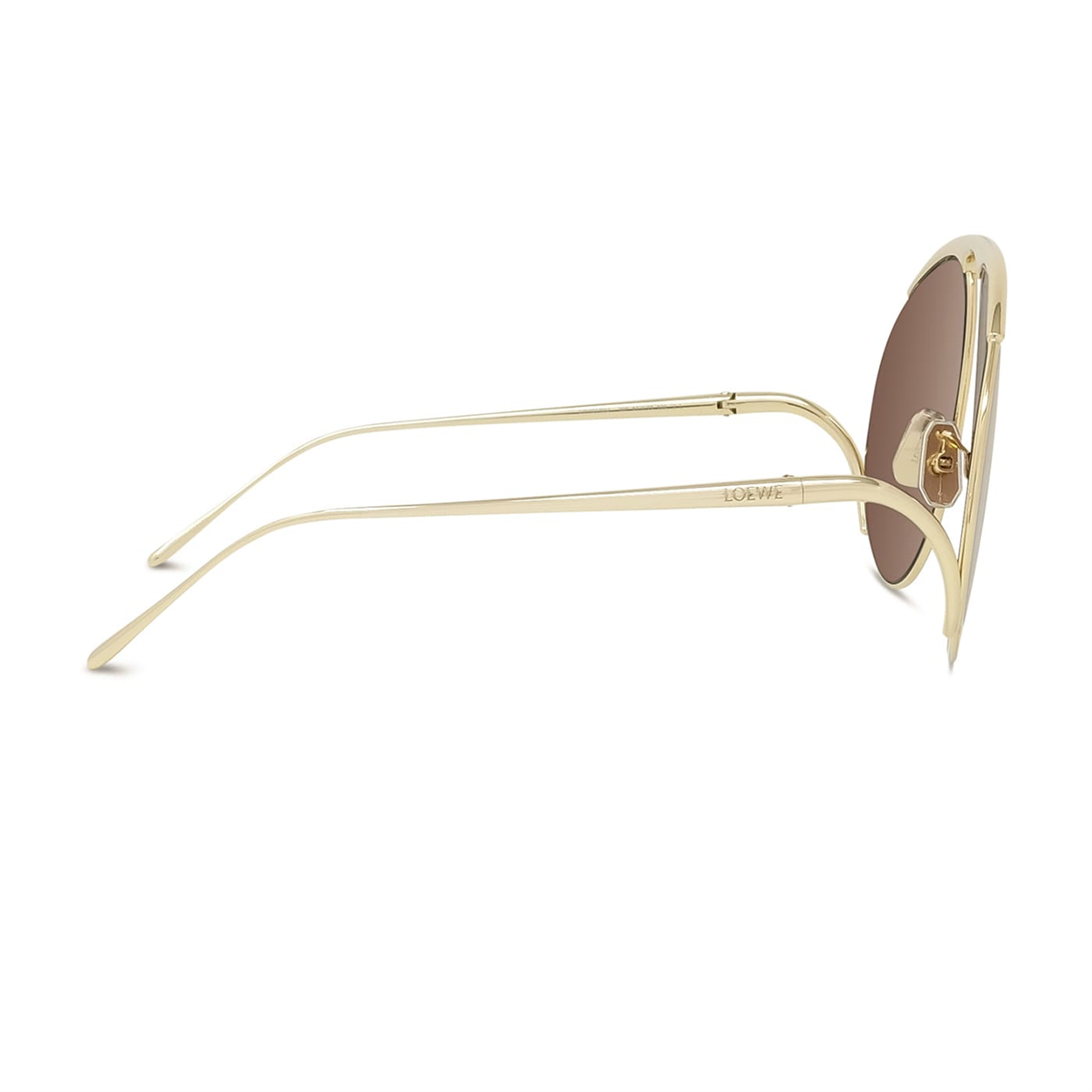 Loewe Signature Hillock Pilot Gold Kadın Güneş Gözlüğü | Brandeyes