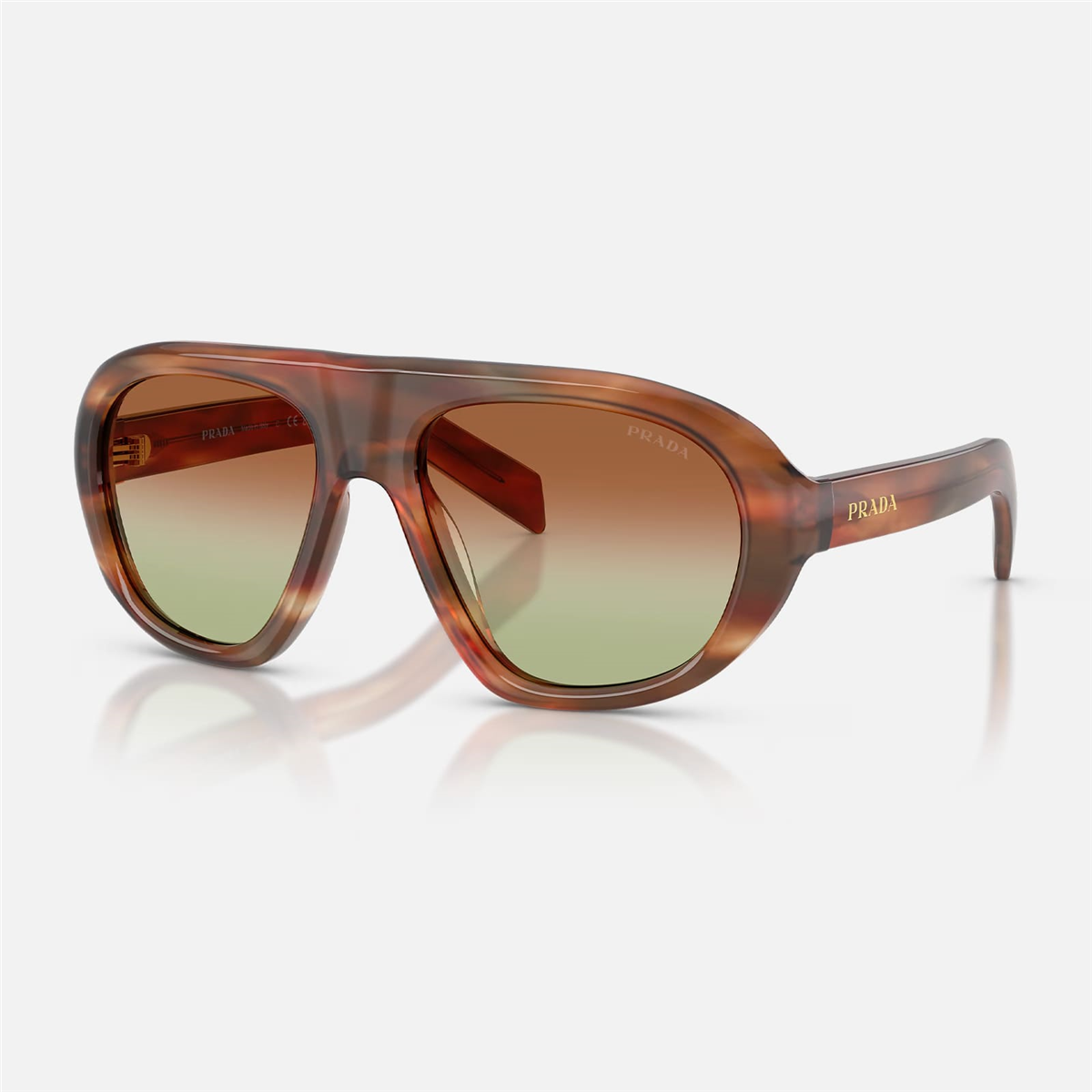 Prada PR C05S 24G70T 57 Havana Kadın Güneş Gözlüğü | Brandeyes